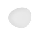 Plato Hondo Bidasoa Fosil Blanco Cerámica Ovalado 22 x 19,6 x 4,5 cm (6 Unidades)