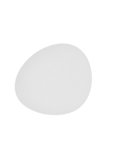 Plato Llano Bidasoa Fosil Blanco Cerámica Ovalado 28 x 24,8 x 2,5 cm (6 Unidades)