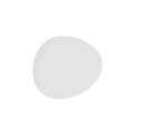 Plato Llano Bidasoa Fosil Blanco Cerámica Ovalado 22,8 x 20,1 x 2,2 cm (9 Unidades)