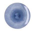Plato Llano Quid Sunset Azul Plástico 26 cm (12 Unidades)