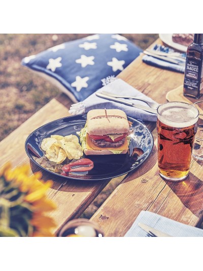 Assiette plate Luminarc Friends Time Noir verre 30 x 26 cm Viande (12 Unités)