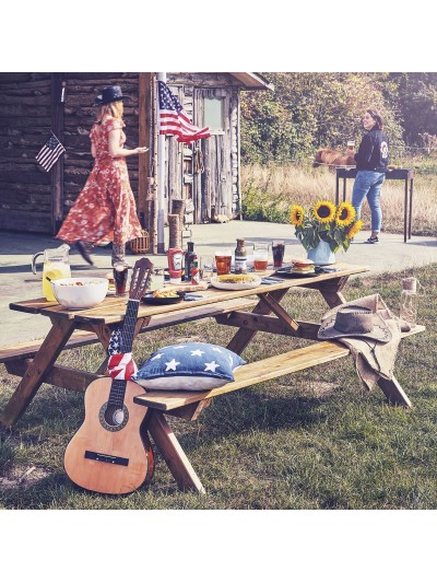 Assiette plate Luminarc Friends Time Noir verre 30 x 26 cm Viande (12 Unités)