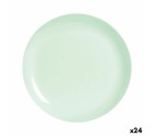 Assiette plate Luminarc Diwali Paradise Vert verre 25 cm (24 Unités)