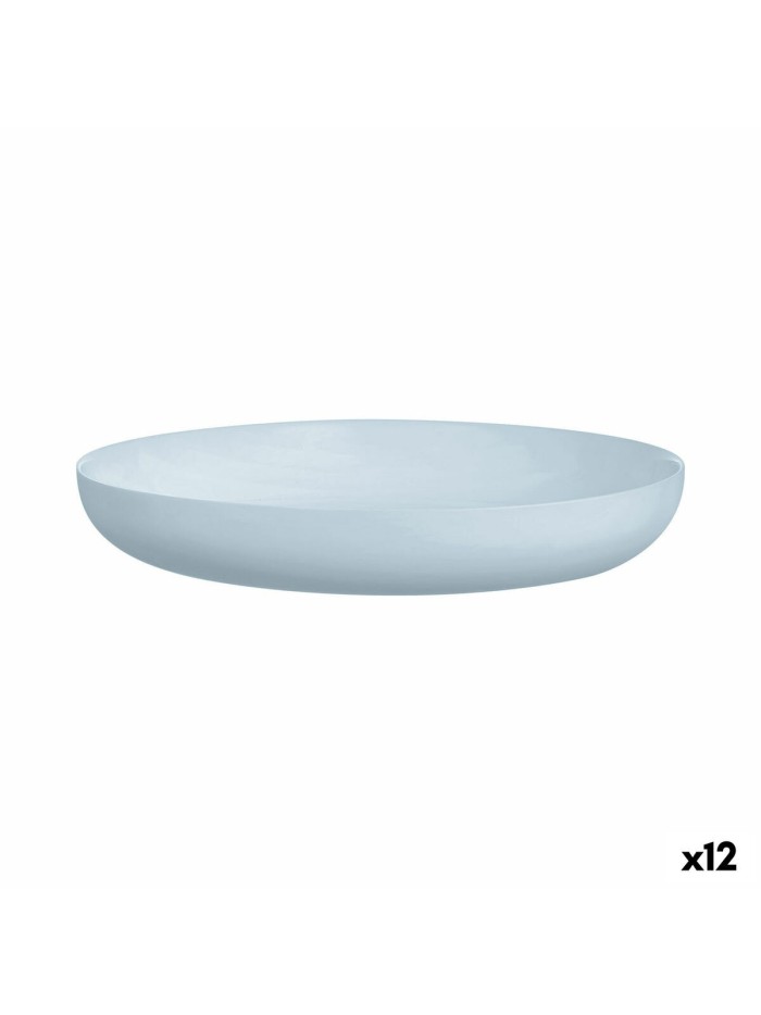 Plato Hondo Luminarc Diwali Paradise Azul Vidrio 29 cm (12 Unidades)