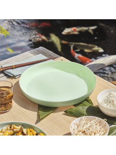Assiette creuse Luminarc Diwali Paradise Vert verre 29 cm (12 Unités)