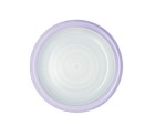 Plato Llano Quid Kaleido Verde Morado Cerámica 27 cm (12 Unidades)