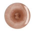 Plato Llano Quid Sunset Coral Plástico 26 cm (12 Unidades)