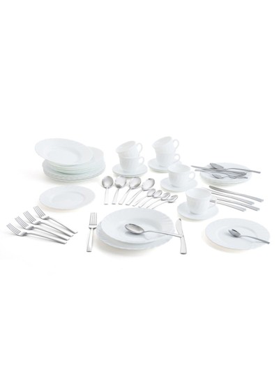 Set de Vajilla Luminarc Trianon Cubertería Multicolor Vidrio 63 Piezas (48 pcs)