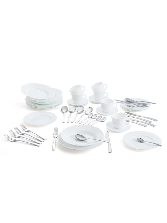 Set de Vajilla Luminarc Trianon Cubertería Multicolor Vidrio 63 Piezas (48 pcs)