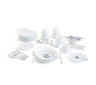 Set de Vajilla Luminarc Trianon Cubertería Multicolor Vidrio 63 Piezas (48 pcs)