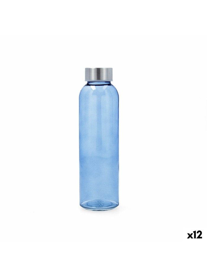 Botella Quid Sarao Azul Vidrio 600 ml (12 Unidades)