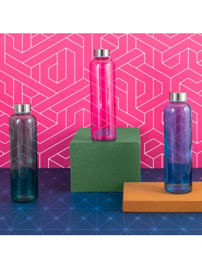 Botella Quid Sarao Azul Vidrio 600 ml (12 Unidades)