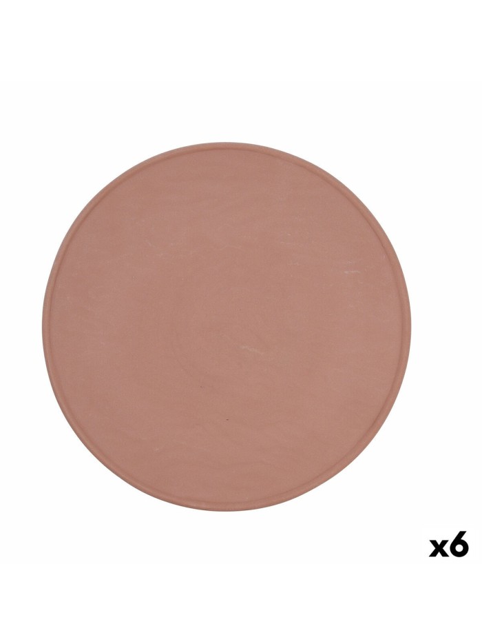 Bajo Plato Quid Mineral Terracota Cerámica 33 cm (6 Unidades)
