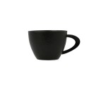 Taza Bidasoa Fosil Negro Cerámica Alúmina 220 ml (8 Unidades)