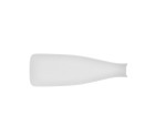 Bandeja de Aperitivos Bidasoa Fosil Blanco Cerámica Alúmina Botella 31 x 10,1 x 4 cm (12 Unidades)