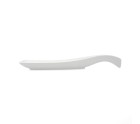 Bandeja de Aperitivos Bidasoa Fosil Blanco Cerámica Alúmina Botella 31 x 10,1 x 4 cm (12 Unidades)