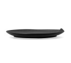 Bandeja de Aperitivos Bidasoa Fosil Negro Cerámica Alúmina 31,4 x 31,2 x 4 cm (4 Unidades)