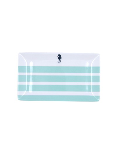 Bandeja de Aperitivos Quid Atlantic Multicolor Bioplástico 25 x 15 x 2 cm (12 Unidades)