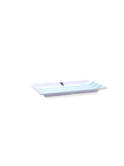 Bandeja de Aperitivos Quid Atlantic Multicolor Bioplástico 25 x 15 x 2 cm (12 Unidades)