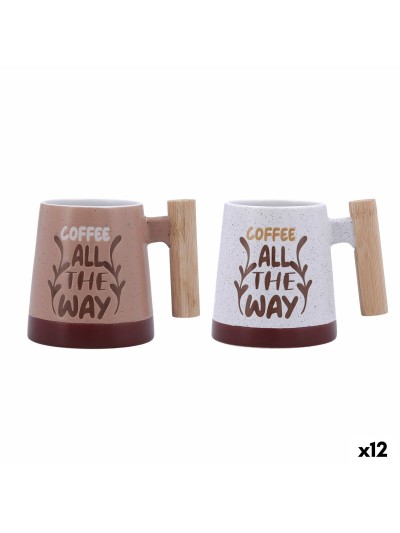 Tasse Bidasoa All The Way Multicouleur Céramique 350 ml (12 Unités)