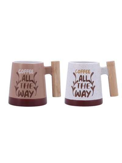 Taza Bidasoa All The Way Multicolor Cerámica 350 ml (12 Unidades)