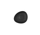 Plato Bidasoa Fosil Negro Cerámica Alúmina 13,3 x 11,6 x 1,7 cm Café (12 Unidades)