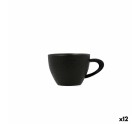 Taza Bidasoa Fosil Negro Cerámica Alúmina 800 ml (12 Unidades)