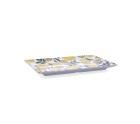 Snack tray Quid Sicilia Multicolour Bioplastic Lemon 30 x 20 x 2 cm (12 Units)