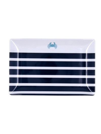 Bandeja de Aperitivos Quid Atlantic Multicolor Bioplástico 30 x 20 x 2 cm (12 Unidades)