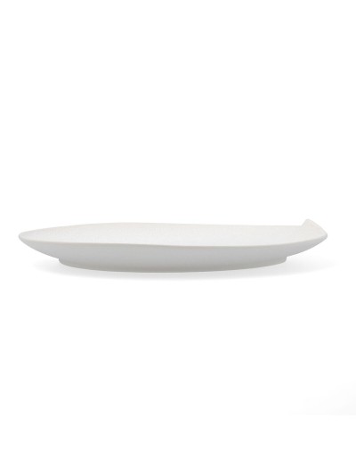 Bandeja de Aperitivos Bidasoa Fosil Blanco Cerámica Alúmina 31,4 x 31,2 x 4 cm (4 Unidades)