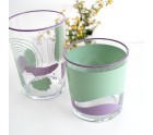 Glass Quid Kaleido Multicolour Glass Abstract 510 ml (6 Units)