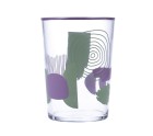 Vaso Quid Kaleido Multicolor Vidrio Abstracto 510 ml (6 Unidades)