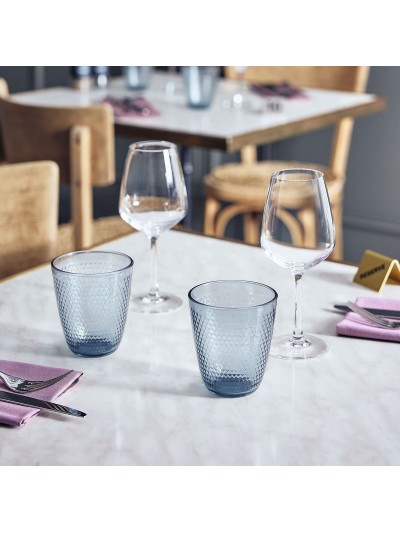 Vaso Luminarc Pampille Mazzarine Vidrio 310 ml (6 Unidades)