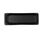 Plateau apéritif Bidasoa Fosil Noir Céramique Alumine 36 x 12,7 x 2,9 cm (9 Unités)