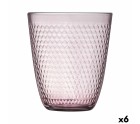 Vaso Luminarc Pampille Rosa Vidrio 310 ml (6 Unidades)