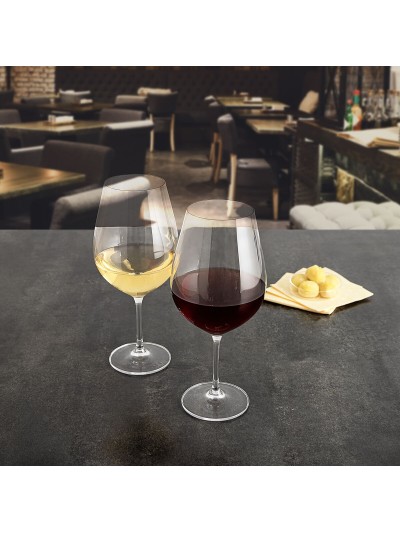 verre de vin Bohemia Crystal Magnus 1 L (6 Unités)