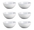 Set de Cuencos Luminarc Diwali Blanco Vidrio (18 cm) (6 pcs)