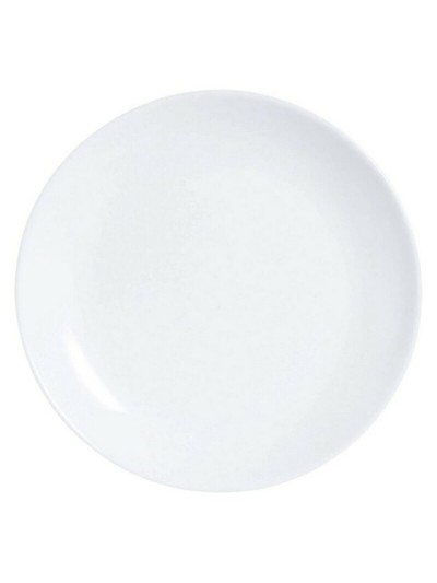 Set de Platos Luminarc Diwali 6 pcs Blanco Vidrio 19 cm