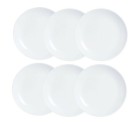 Service de vaisselle Luminarc Diwali 6 pcs Blanc verre 19 cm