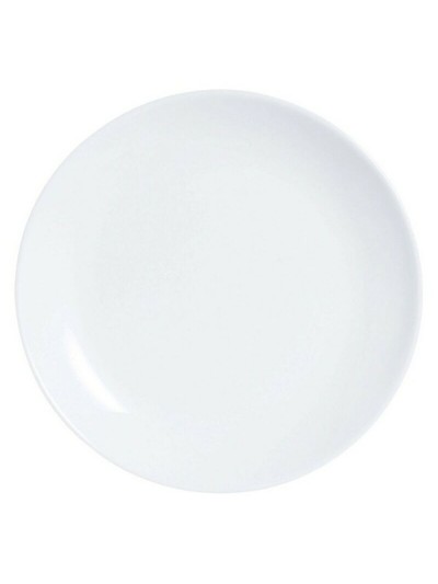 Set de Platos Luminarc Diwali 6 pcs Blanco Vidrio 19 cm