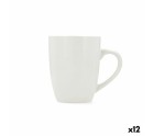 Taza Quid Latte Blanco Cerámica 330 ml (12 Unidades) (Pack 12x)