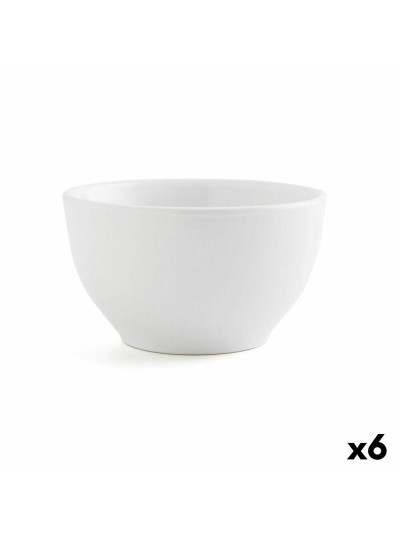 Bol Quid Snow Céramique Blanc (51 cl) (Pack 6x)