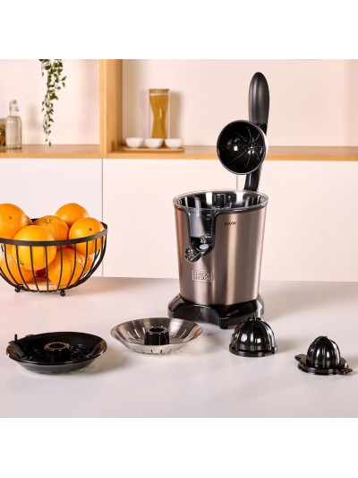 Centrifugeuse électrique Black & Decker ES9240080B Noir Gris 350 W 650 ml