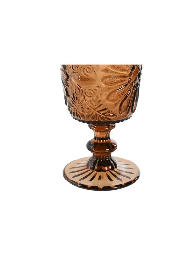 Set of cups Home ESPRIT Crystal 8,5 x 8,5 x 16,3 cm (6 Units)