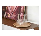 Set de Vasos Home ESPRIT Transparente Cristal Con relieve (6 Unidades)