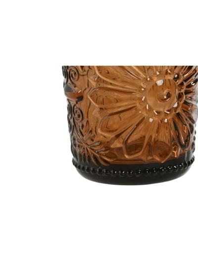 Set de Verres Home ESPRIT Ambre Verre (6 Unités)