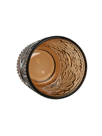 Set de Verres Home ESPRIT Ambre Verre (6 Unités)