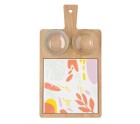 Set para servir Quid Kaleido Multicolor Madera 31 x 17 x 6 cm 4 Piezas
