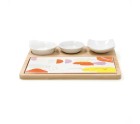 Set para servir Quid Kaleido Multicolor Madera 23 x 19,5 x 3,5 cm 5 Piezas