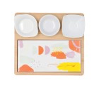 Set para servir Quid Kaleido Multicolor Madera 23 x 19,5 x 3,5 cm 5 Piezas
